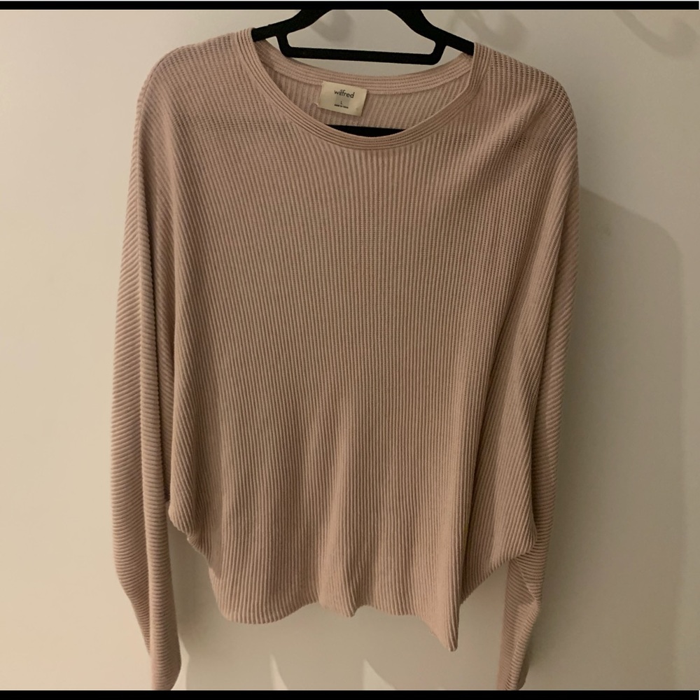 Wilfred dolman ribbed long sleeve